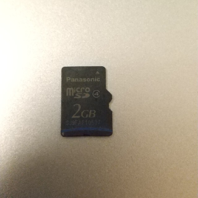 Panasonic micro SDカード 2GB スマホ/家電/カメラのPC/タブレット(PC周辺機器)の商品写真