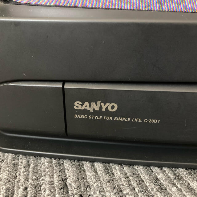 SANYO - SANYO ブラウン管テレビ C-20D7 レトロ家電の通販 by SANYO - SANYO ブラウン管テレビ C-20D7 レトロ家電の通販 by