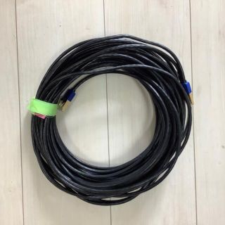 LANケーブル CAT7準拠 インターネット 結束テープ付き 長さ ２０Ｍ(PC周辺機器)