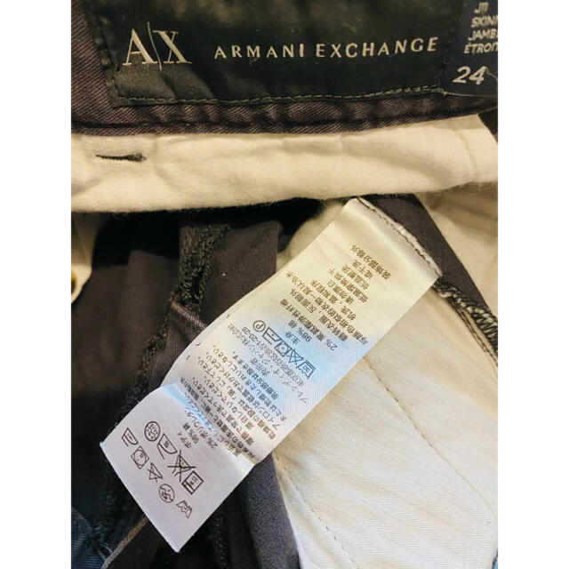 ARMANI EXCHANGE(アルマーニエクスチェンジ)のArmani Exchange レディースカーゴパンツ チャコールグレー　W24 レディースのパンツ(ワークパンツ/カーゴパンツ)の商品写真