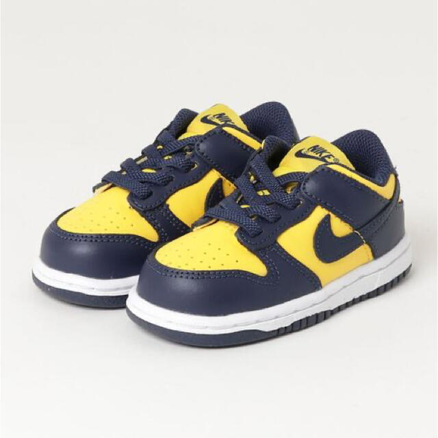 NIKE ベビー DUNK LOW ミシガン Varsity Maize