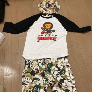 アベイシングエイプ(A BATHING APE)のAPE3点セット(Tシャツ/カットソー(七分/長袖))