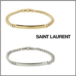 サンローラン(Saint Laurent)のsaint laurent メタルのIDブレスレット(ブレスレット)