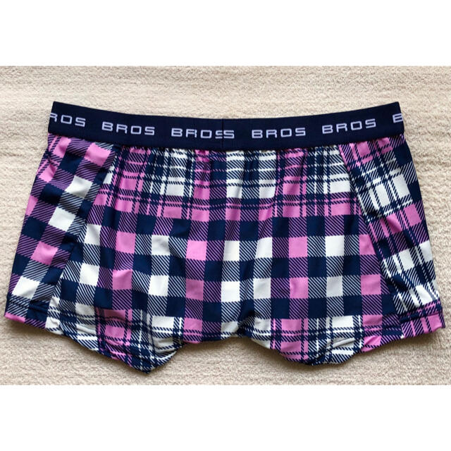 HOM(オム)のHOM＆BROS ボクサーパンツ Ｌサイズ ローライズ 2枚セット メンズのアンダーウェア(ボクサーパンツ)の商品写真