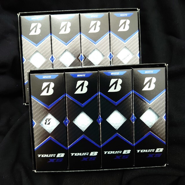 ブリヂストン TOUR B XS ホワイト ゴルフボール 2ダースセット