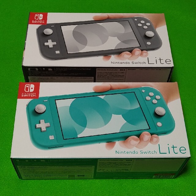 Nintendo Switch Lite ターコイズ＆グレー（2台）-