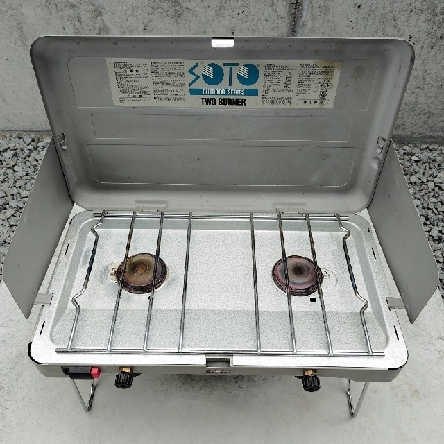 日本製 SOTO ST-503 2バーナー アウトドアキャンプ 新富士バーナー(脚