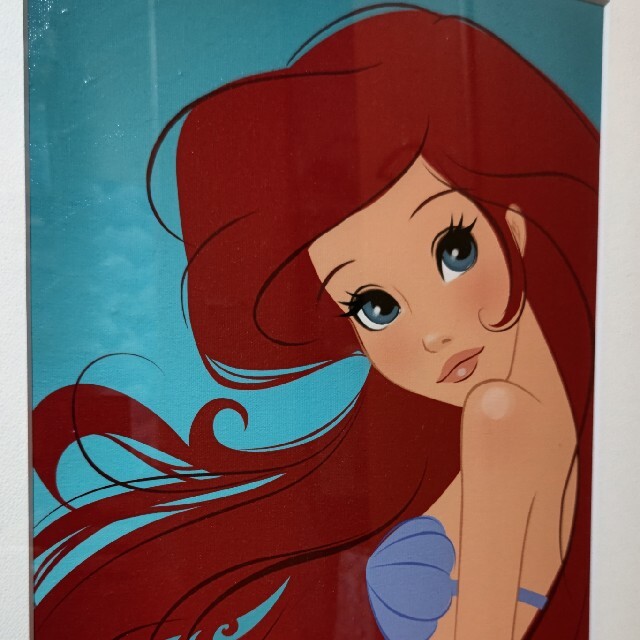 Disney(ディズニー)のアリエル　絵画 エンタメ/ホビーの美術品/アンティーク(絵画/タペストリー)の商品写真