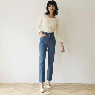 シールームリン(SeaRoomlynn)の【美品】Searoomlynn カットオフストレッチスリムSRN03 25(デニム/ジーンズ)