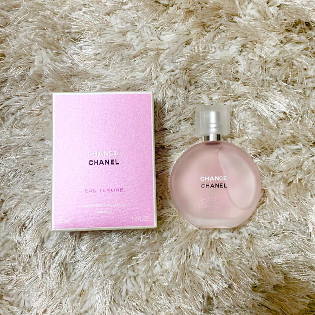 CHANEL(シャネル)のCHANEL ヘアミスト　チャンス　オー　タンドゥル　35ml ほぼ未使用 コスメ/美容の香水(香水(女性用))の商品写真