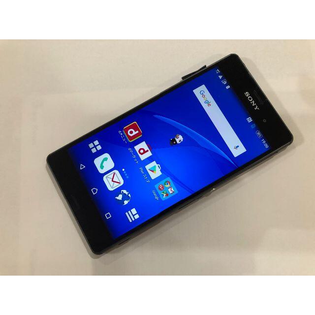 SONY(ソニー)のdocomo SONY Xperia Z3 SO-01G ブラック ジャンク品 スマホ/家電/カメラのスマートフォン/携帯電話(スマートフォン本体)の商品写真