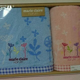 マリクレール(Marie Claire)の   タオルセット☆marie claire☆【未使用品】(タオル/バス用品)