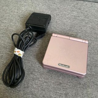 ゲームボーイアドバンス(ゲームボーイアドバンス)のゲームボーイアドバンスSP 本体+充電器 ピンク(携帯用ゲーム機本体)