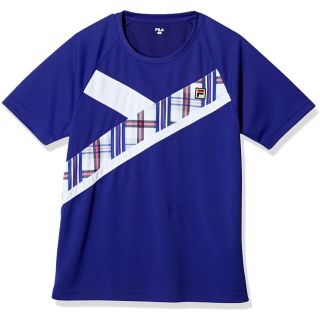 フィラ(FILA)のFILA フィラ テニスウェア 半袖Tシャツ VM5477 ブルー メンズM新品(ウェア)