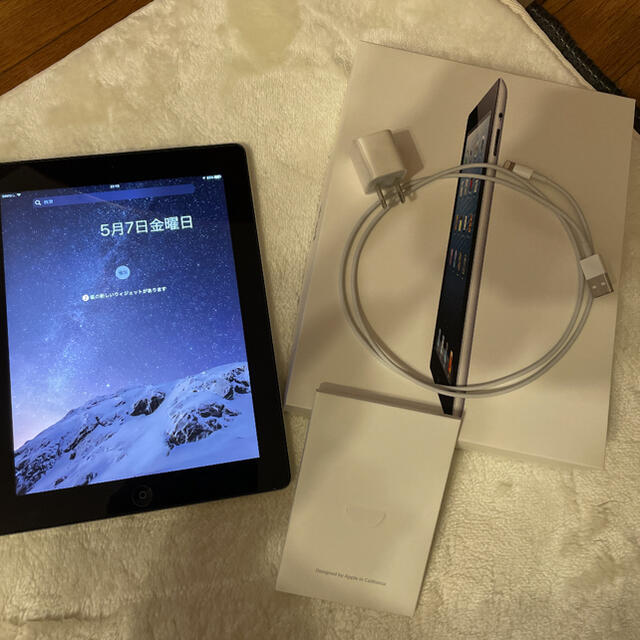 iPad(アイパッド)のApple iPad 第4世代 64GB Wi-Fi +Cellular スマホ/家電/カメラのPC/タブレット(タブレット)の商品写真