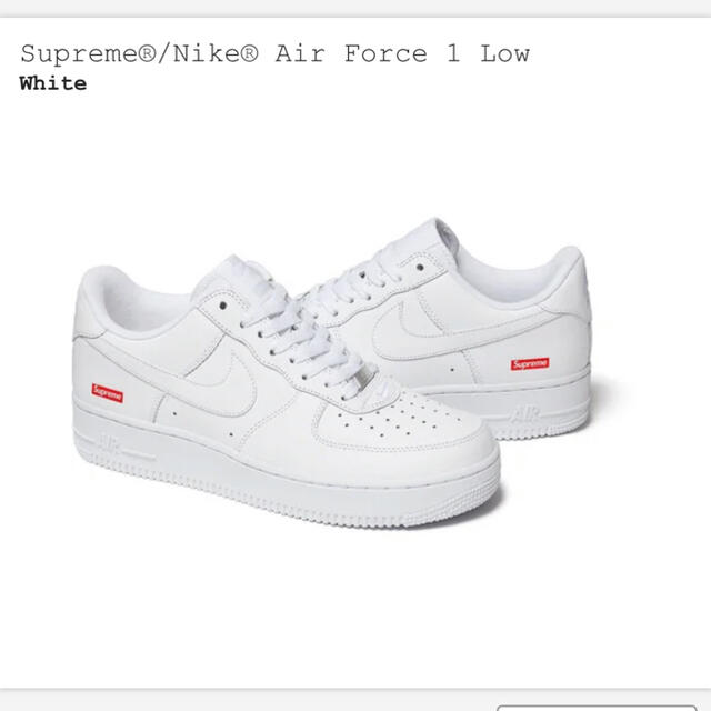 28cm Supreme®/Nike® Air Force 1 Low