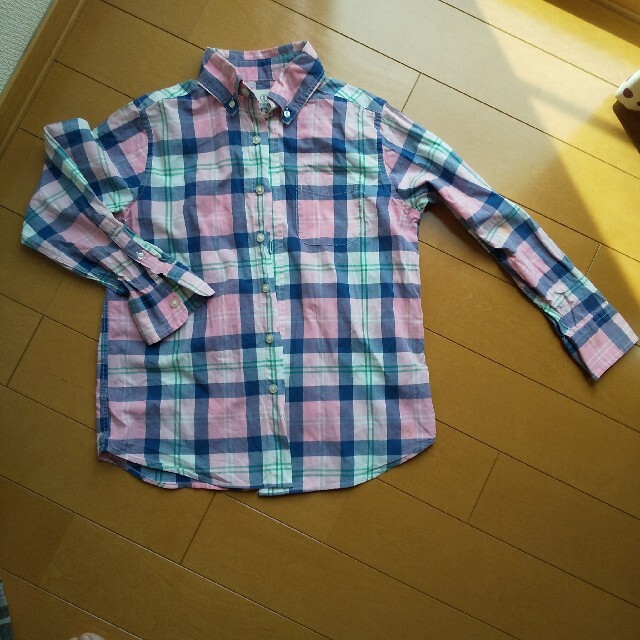 LANDS’END(ランズエンド)の120cm 長袖シャツ キッズ/ベビー/マタニティのキッズ服男の子用(90cm~)(ブラウス)の商品写真