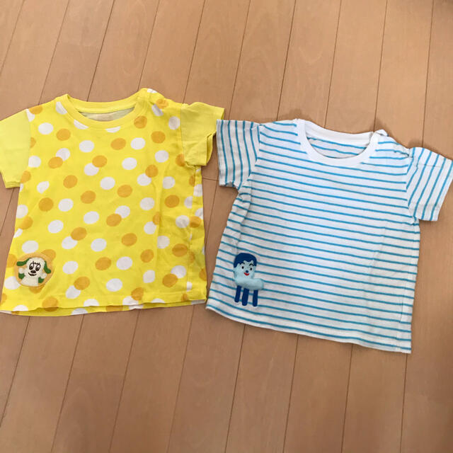 UNIQLO(ユニクロ)のユニクロ　EテレコラボUT 2枚セット キッズ/ベビー/マタニティのベビー服(~85cm)(Ｔシャツ)の商品写真