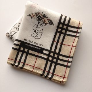 バーバリー(BURBERRY)のBURBERRY/バーバリーハンカチ☆クマさん(ハンカチ)