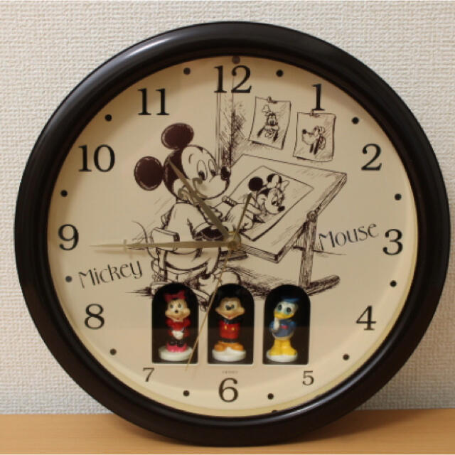 ディズニー からくり時計 壁掛け時計ミニー ミッキー ドナルドダック 光センサーの通販 By よっしー S Shop ラクマ