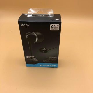 ゼンハイザー(SENNHEISER)のカナル型イヤフォン CX 1.00 Black　①(ヘッドフォン/イヤフォン)