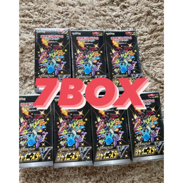 ポケモンカード シャイニースターv 未開封 box シュリンク付き　7box