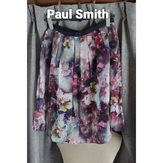 ポールスミス(Paul Smith)の《専用》大変美品　転写プリントスカート　Paul Smith　日本製(ひざ丈スカート)