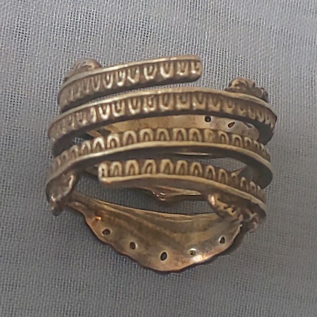 UNUSED(アンユーズド)のBED j.w. FORD Silver Roll Ring メンズのアクセサリー(リング(指輪))の商品写真