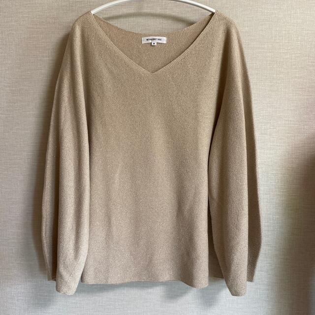 N.Natural beauty basic(エヌナチュラルビューティーベーシック)のラメニット レディースのトップス(カットソー(長袖/七分))の商品写真