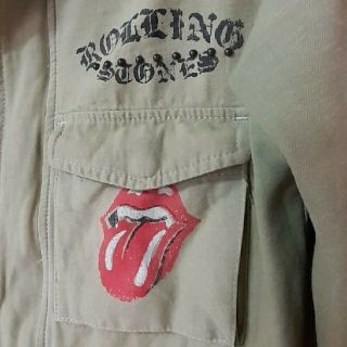 THE ROLLING STONES ミリタリージャケット[M-65 TYPE](ポップス/ロック(洋楽))