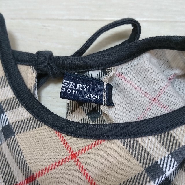 BURBERRY(バーバリー)の【BURBERRY】チェックワンピース80 キッズ/ベビー/マタニティのベビー服(~85cm)(ワンピース)の商品写真