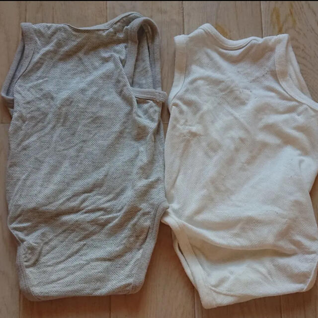 UNIQLO(ユニクロ)のユニクロ　エアリズムロンパース キッズ/ベビー/マタニティのベビー服(~85cm)(肌着/下着)の商品写真