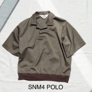 サンシー(SUNSEA)のSUNSEA 20SS SNM4POLOタグ付き美品(ポロシャツ)