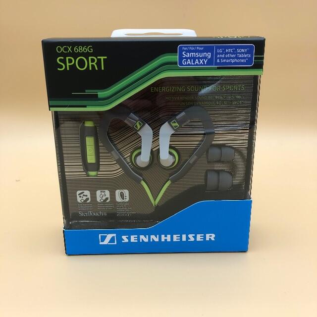 SENNHEISER(ゼンハイザー)のカナル型イヤフォン OCX 686G SPORTS　② スマホ/家電/カメラのオーディオ機器(ヘッドフォン/イヤフォン)の商品写真