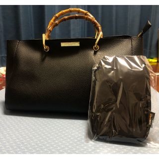 ドゥーズィエムクラス(DEUXIEME CLASSE)の美品　KATIE LOXTON/ケイティ ロクストン　BAMBOO BAG(ハンドバッグ)