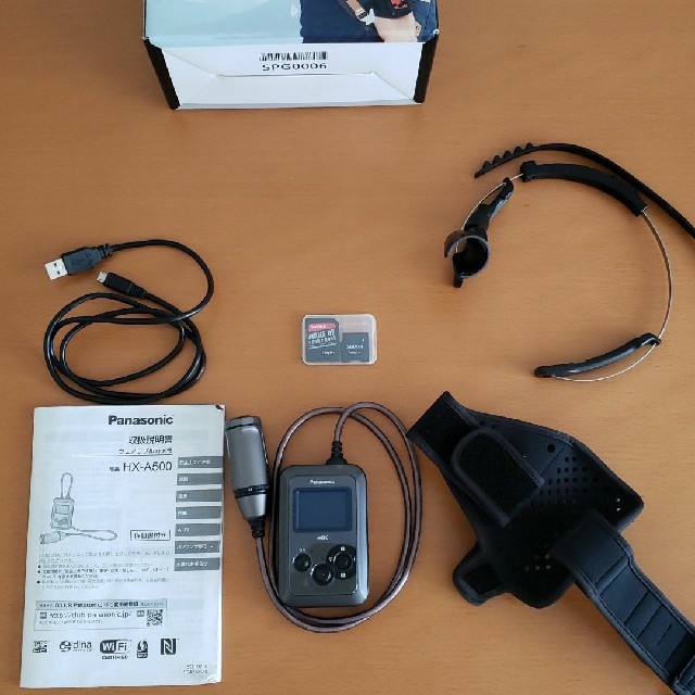 Panasonic(パナソニック)のPanasonic HX-A500 ウェアラブルカメラ スマホ/家電/カメラのカメラ(コンパクトデジタルカメラ)の商品写真