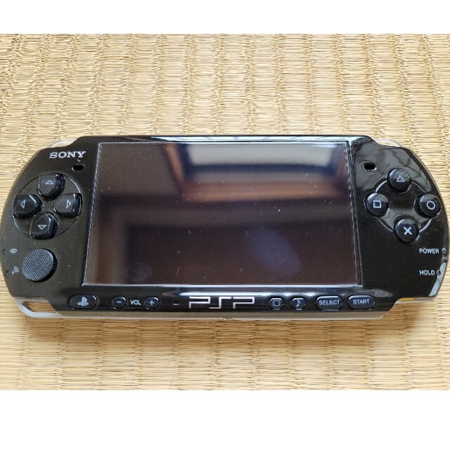 PlayStation Portable(プレイステーションポータブル)のPSP 3000番 動作品 ピアノブラック ジャンク扱い 本体のみ エンタメ/ホビーのゲームソフト/ゲーム機本体(携帯用ゲーム機本体)の商品写真