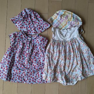 プチバトー(PETIT BATEAU)のプチバトー　セット売り(ワンピース)