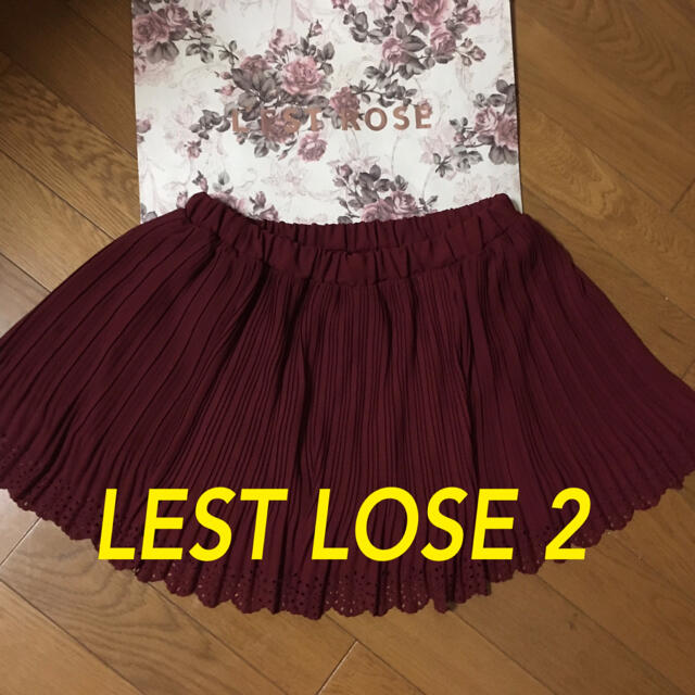 L'EST ROSE(レストローズ)のLEST LOSE サイズ2 可愛いキュロットスカート レディースのパンツ(キュロット)の商品写真