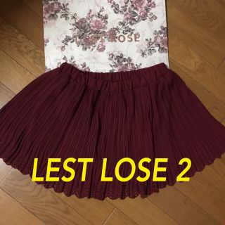 レストローズ(L'EST ROSE)のLEST LOSE サイズ2 可愛いキュロットスカート(キュロット)