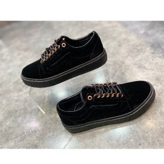 ヴァンズ(VANS)の最値!新品!バンズ オールドスクール クリーパー ベロア スニーカー 23cm(スニーカー)