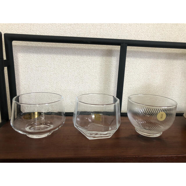 レトロ　グラス　3個セット インテリア/住まい/日用品のキッチン/食器(グラス/カップ)の商品写真
