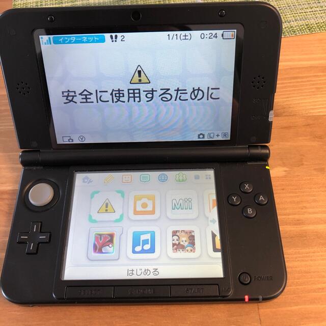 Nintendo 3DS LL 本体ブラック ソフト3本付です。 - 携帯用ゲーム機本体