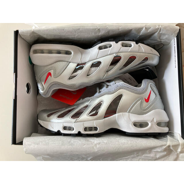 【新品】Supreme/Nike Air Max 96 Silver 28㎝