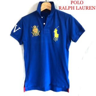 ポロラルフローレン(POLO RALPH LAUREN)のポロラルフローレン ポロシャツ ビックポニー    刺繍 半袖  ブルー(ポロシャツ)