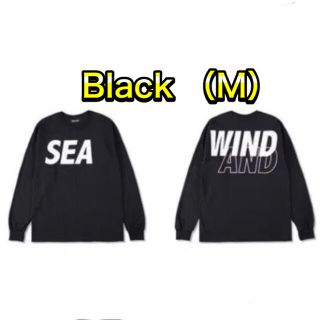 シー(SEA)のWIND AND SEA L/S T-SHIRT  black M 黒　ロンT(Tシャツ/カットソー(七分/長袖))