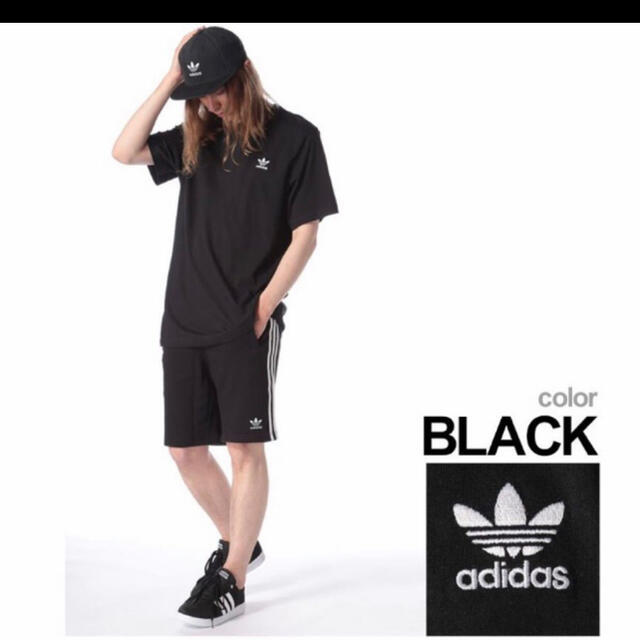 adidas(アディダス)のアディダスオリジナルス adidas Tシャツ 黒 3XL メンズのトップス(Tシャツ/カットソー(半袖/袖なし))の商品写真