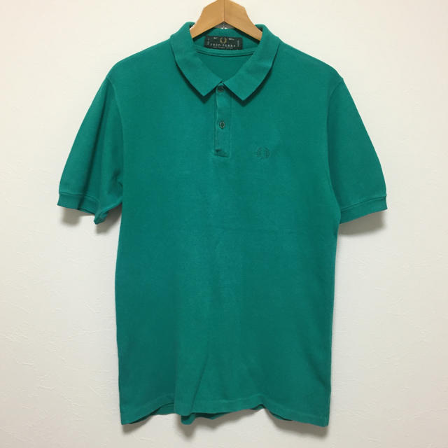 FRED PERRY(フレッドペリー)のフレッドペリー イギリス製半袖ポロシャツ42 グリーン メンズのトップス(ポロシャツ)の商品写真