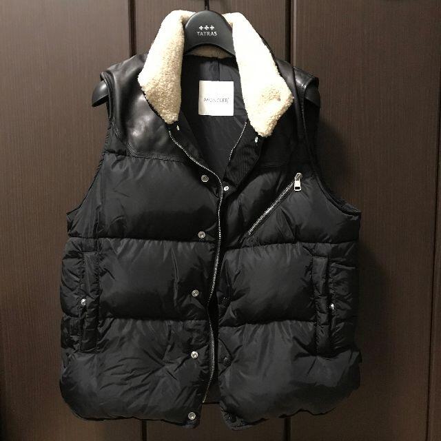 MONCLER - 美品 MONCLER モンクレール ダウン ベスト ムートンの通販 ...