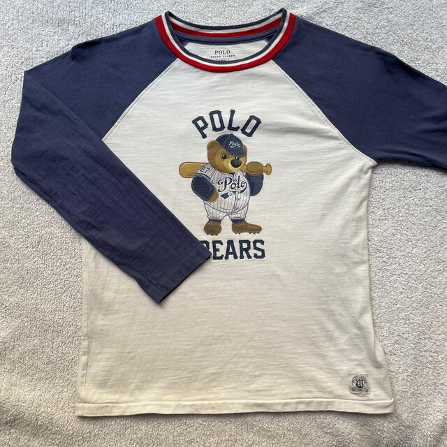 POLO RALPH LAUREN(ポロラルフローレン)のラルフローレン ロンT 130㎝ Tシャツ ベアー くま ポロラルフローレン キッズ/ベビー/マタニティのキッズ服男の子用(90cm~)(Tシャツ/カットソー)の商品写真